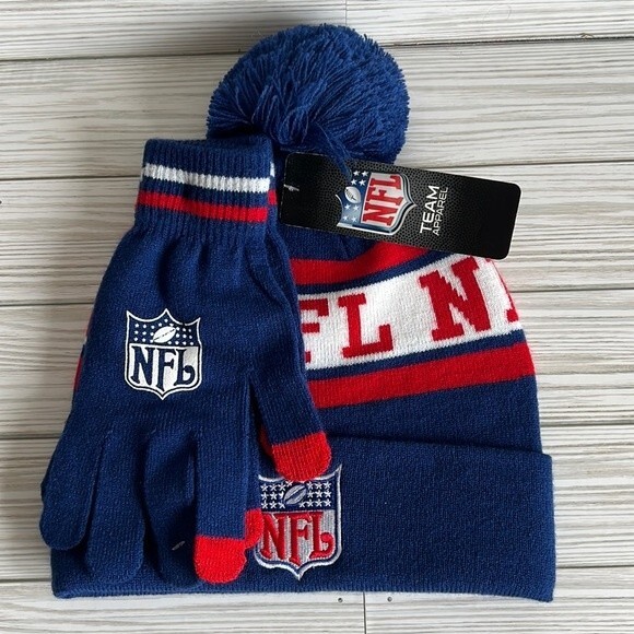 NFL Hat and Gloves Set Authentic NWT - Picture 1 of 5